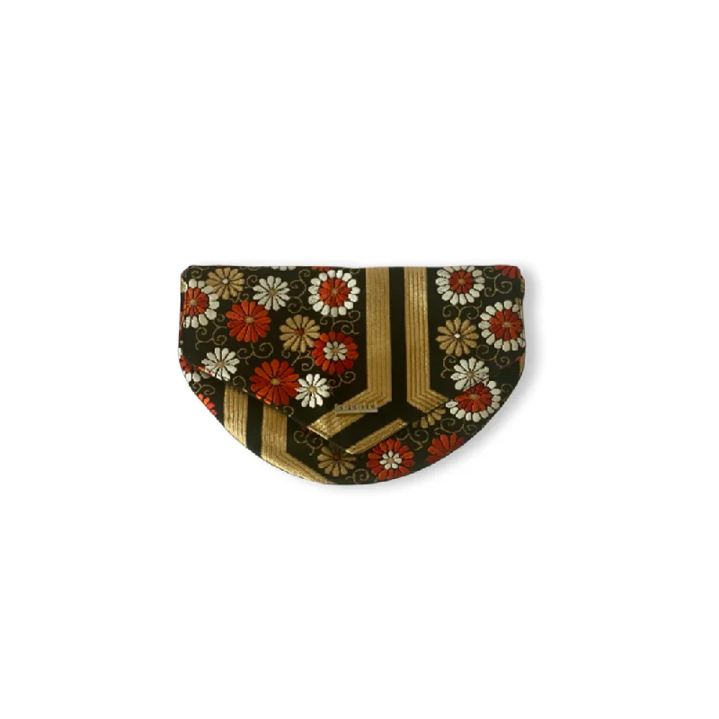 Women's Lizard - Print Clutch in Brown for a Chic LookBurnt Orange Kiku Clutch