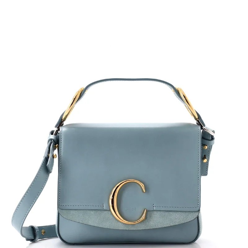 Women's Crossbody Bag with Chain Strap in Gold for a Glamorous TouchC Flap Bag Leather Small