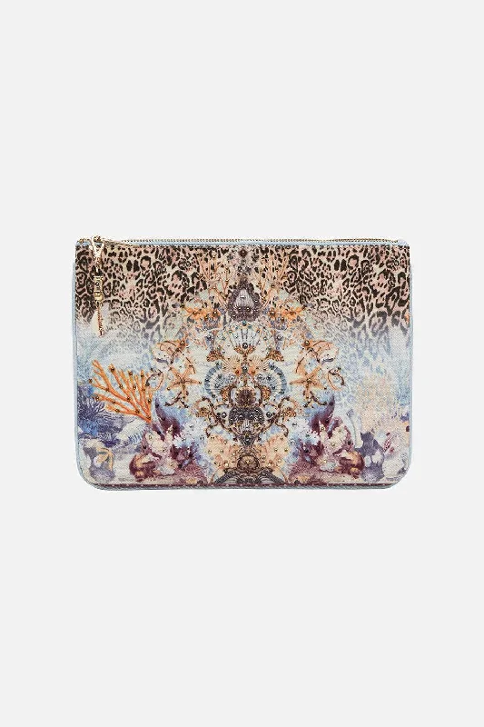 Women's Embroidered Silk Evening Bag in Navy for WeddingsCamilla Small Canvas Clutch - Seahorse Sonnet Women's Embroidered Silk Evening Bag in Navy for WeddingsCamilla Small Canvas Clutch - Seahorse Sonnet