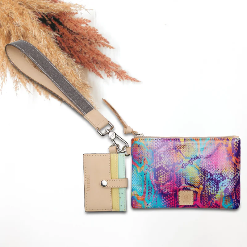 Large Sequin Clutch in Gold for Red - Carpet EventsConsuela | Steph Combi Wristlet