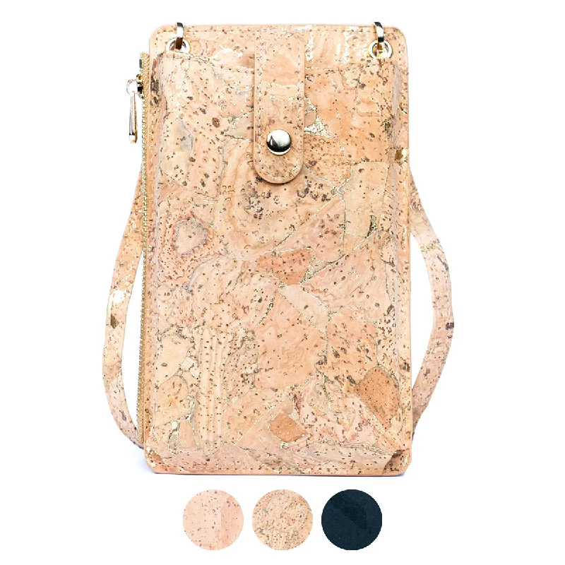 Geometric - Printed PVC Crossbody Bag in Multicolor for Trendy Street StyleChic Natural Cork Women's Phone Pouch with Card Slots BAG-2298 Geometric - Printed PVC Crossbody Bag in Multicolor for Trendy Street StyleChic Natural Cork Women's Phone Pouch with Card Slots BAG-2298