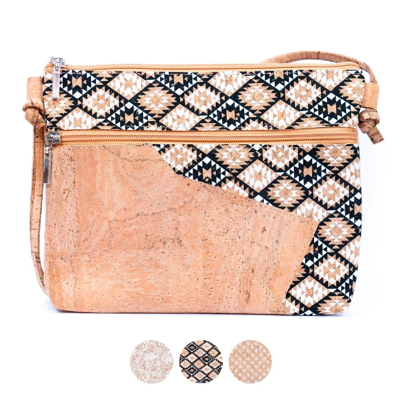 Women's Mini Crossbody Bag in Pink Velvet with Rhinestone Accents for Girls' Nights OutSelected White Print Stitching Ladies' Cork Zipper Crossbody Bag BAGP-166 Women's Mini Crossbody Bag in Pink Velvet with Rhinestone Accents for Girls' Nights OutSelected White Print Stitching Ladies' Cork Zipper Crossbody Bag BAGP-166