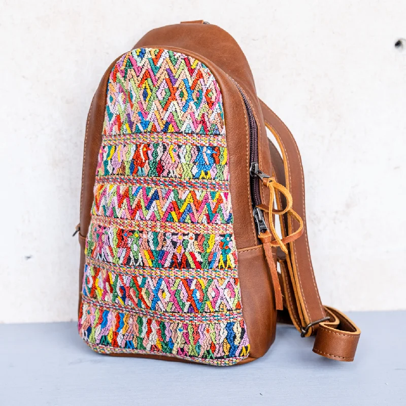 Plus - size Women's Crossbody Bag in Burgundy for Ample StorageCROSSBODY SLING 2.0 - OOAK - CAFE - NO. 13032 Plus - size Women's Crossbody Bag in Burgundy for Ample StorageCROSSBODY SLING 2.0 - OOAK - CAFE - NO. 13032