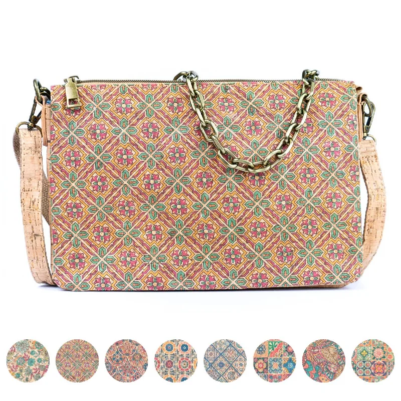 Embroidered Silk Crossbody Bag in Purple for Formal Events and WeddingsCork Crossbody Bag for Women BAGF-097 Embroidered Silk Crossbody Bag in Purple for Formal Events and WeddingsCork Crossbody Bag for Women BAGF-097