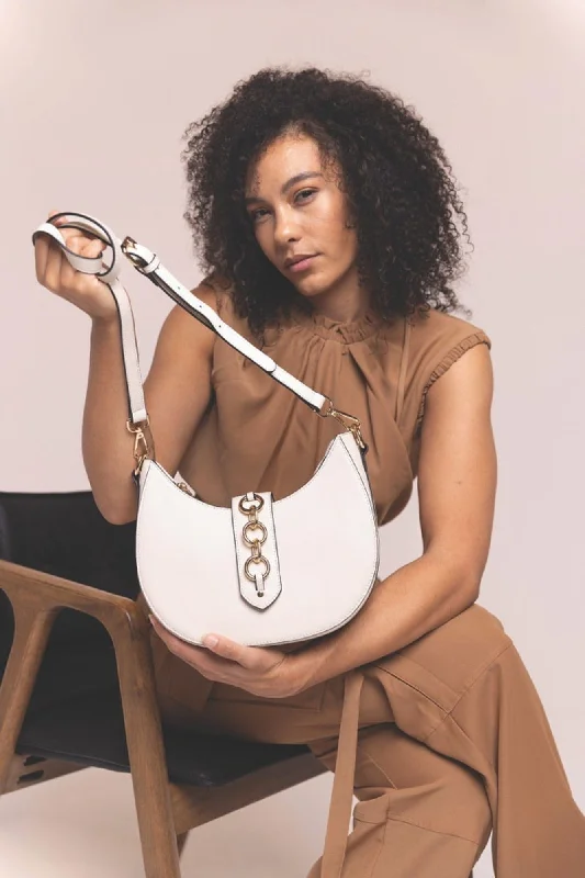 Embroidered Silk Crossbody Bag in Purple for Formal Events and WeddingsEH2450 Euphemia Half-Moon Crossbody w/ Metal Ring Embroidered Silk Crossbody Bag in Purple for Formal Events and WeddingsEH2450 Euphemia Half-Moon Crossbody w/ Metal Ring