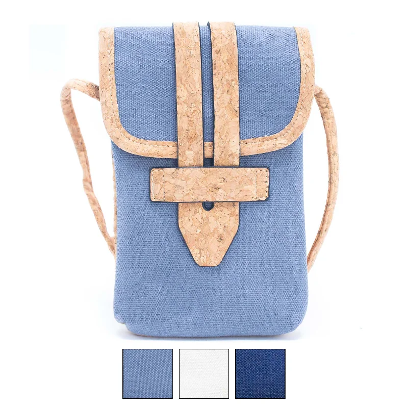 Women's Crossbody Bag with Adjustable Strap in Orange for Customizable ComfortElle Cork Mobile Sling Bag-2081 Women's Crossbody Bag with Adjustable Strap in Orange for Customizable ComfortElle Cork Mobile Sling Bag-2081