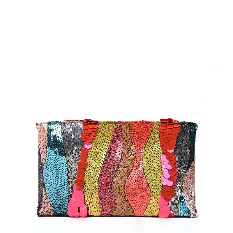 Pearl - Embellished Clutch in Cream for Bridal ShowersMulti Dune Clutch