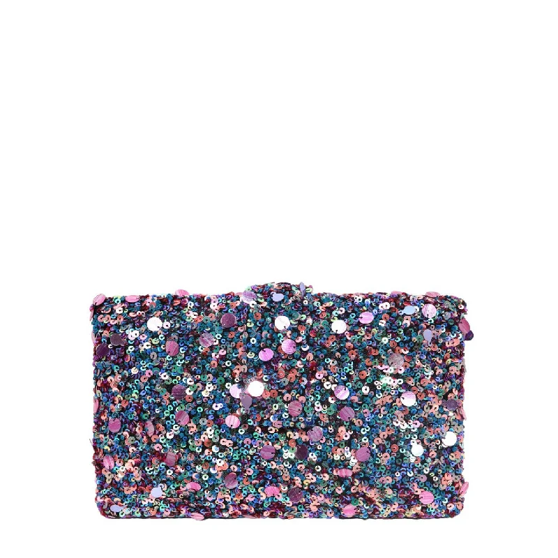 Suede Clutch with Tassel Details in Olive for Fall SoireesOrchid Kitsch Clutch