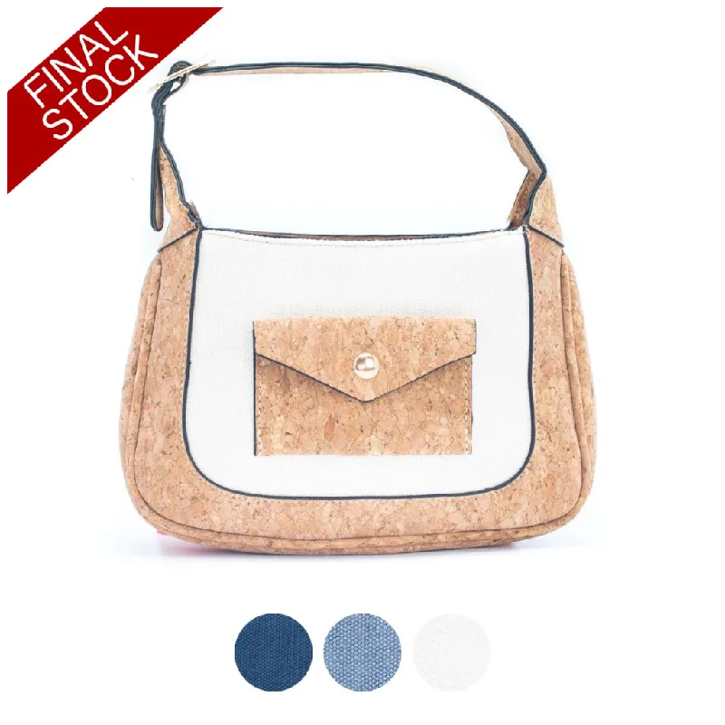 Women's Small Leather Crossbody Bag in Black with Gold Hardware for Evening PartiesEnvelope Cork Messenger Sling- BAG-2080 Women's Small Leather Crossbody Bag in Black with Gold Hardware for Evening PartiesEnvelope Cork Messenger Sling- BAG-2080