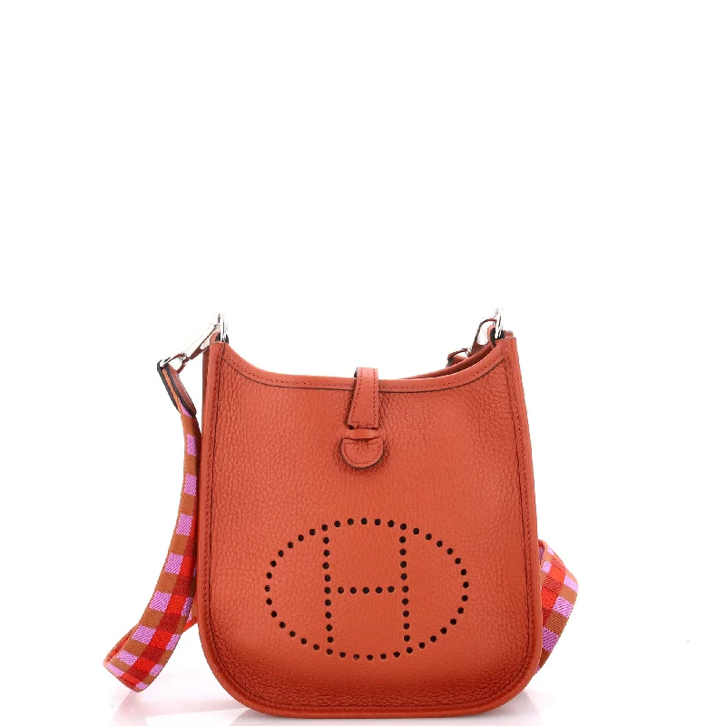 Large Faux Leather Crossbody Bag in Brown with Tassel Details for Casual TravelEvelyne Bag Gen III Clemence TPM