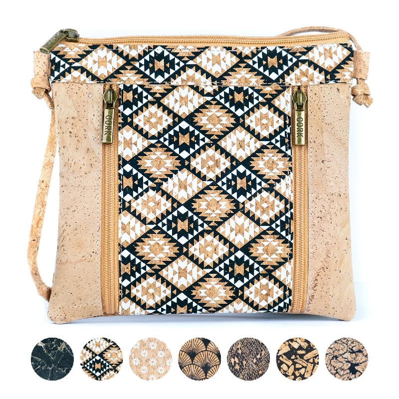 Women's Crossbody Bag with Chain Strap in Gold for a Glamorous TouchCork Crossbody Bag with Unique Patterns BAGP-287 Women's Crossbody Bag with Chain Strap in Gold for a Glamorous TouchCork Crossbody Bag with Unique Patterns BAGP-287