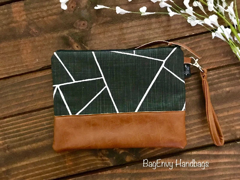 Women's Glittery Clutch in Blue for Disco - Themed EventsGrab N Go Wristlet Clutch - Cut Glass in Charcoal with Vegan Leather Women's Glittery Clutch in Blue for Disco - Themed EventsGrab N Go Wristlet Clutch - Cut Glass in Charcoal with Vegan Leather