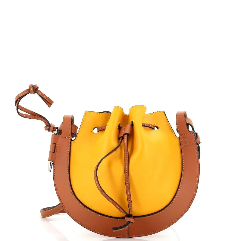 Plus - size Women's Crossbody Bag in Burgundy for Ample StorageHorseshoe Crossbody Bag Leather Small