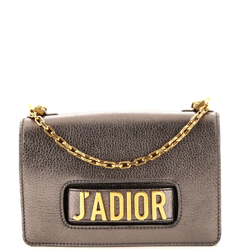 Women's Crossbody Bag with Magnetic Closure in White for Quick AccessJ'Adior Flap Bag Leather Medium