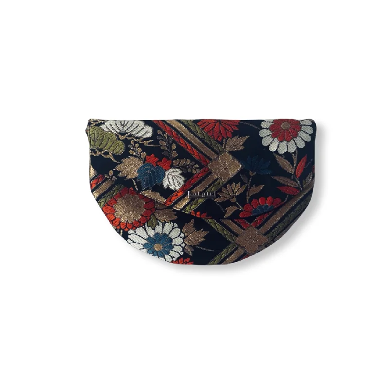 Women's Monogrammed Leather Clutch in Tan for Personalized StyleChrysanthemums Clutch Women's Monogrammed Leather Clutch in Tan for Personalized StyleChrysanthemums Clutch