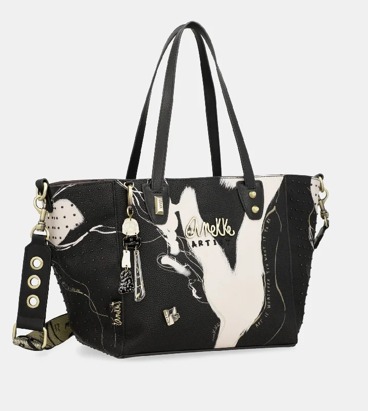 Women's Crossbody Bag with Chain Strap in Gold for a Glamorous TouchLarge black shopper Nature Shodō Women's Crossbody Bag with Chain Strap in Gold for a Glamorous TouchLarge black shopper Nature Shodō