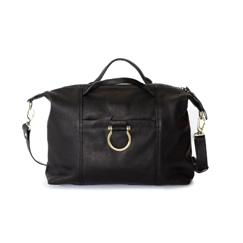 Black Raw Leather