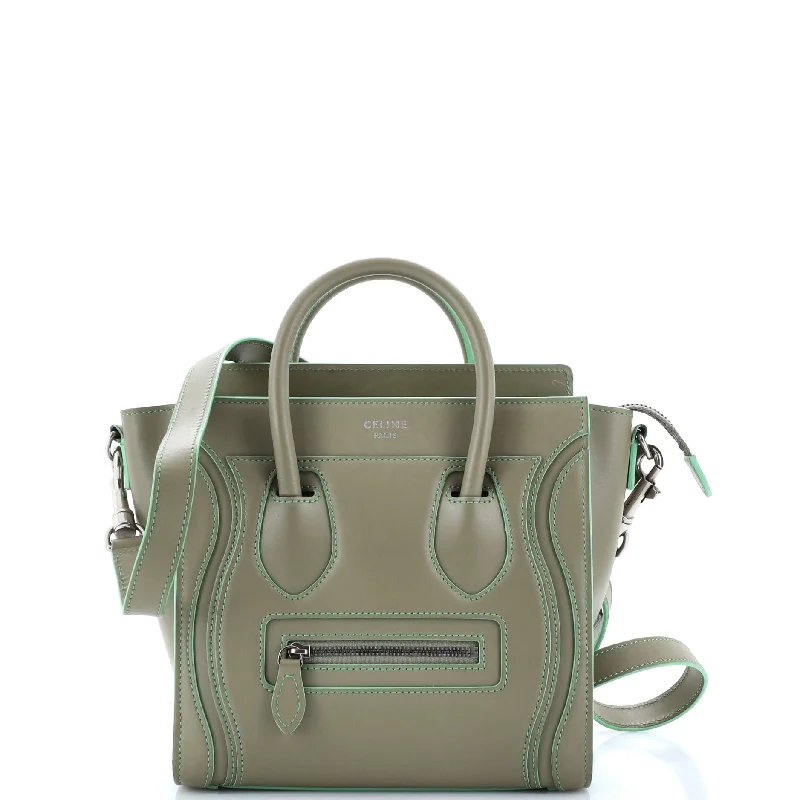 Women's Crossbody Bag with Chain Strap in Gold for a Glamorous TouchLuggage Bag Smooth Leather Nano Women's Crossbody Bag with Chain Strap in Gold for a Glamorous TouchLuggage Bag Smooth Leather Nano