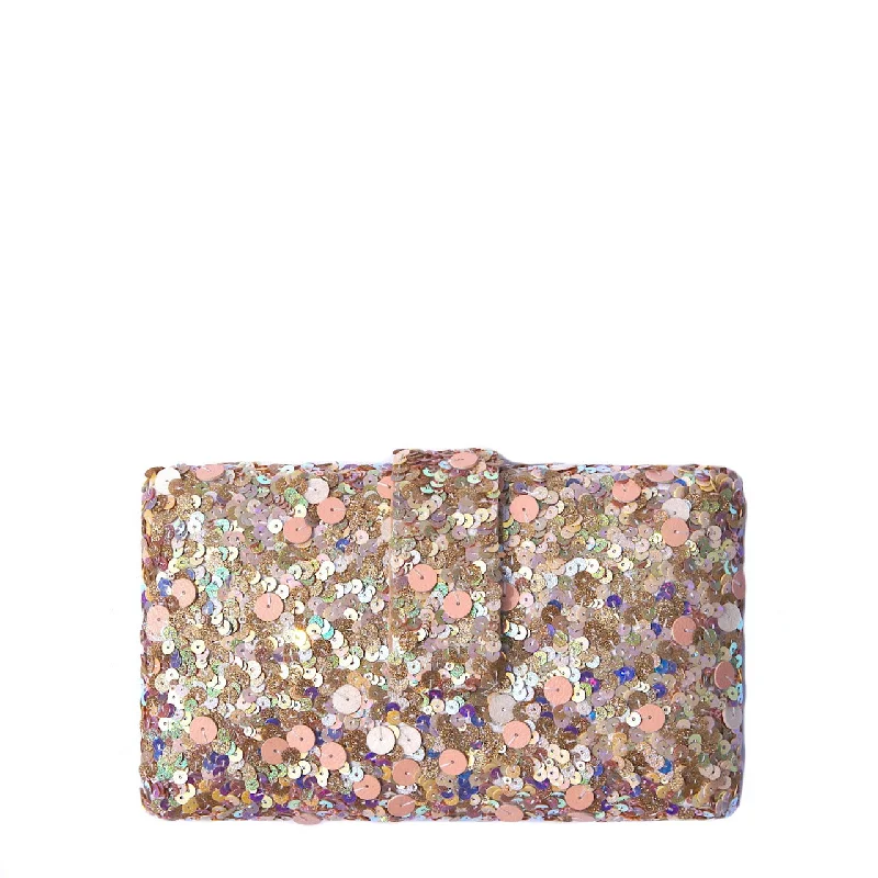 Women's Studded Leather Evening Bag in Black for Rock - n - Roll NightsBubbly Clutch Women's Studded Leather Evening Bag in Black for Rock - n - Roll NightsBubbly Clutch