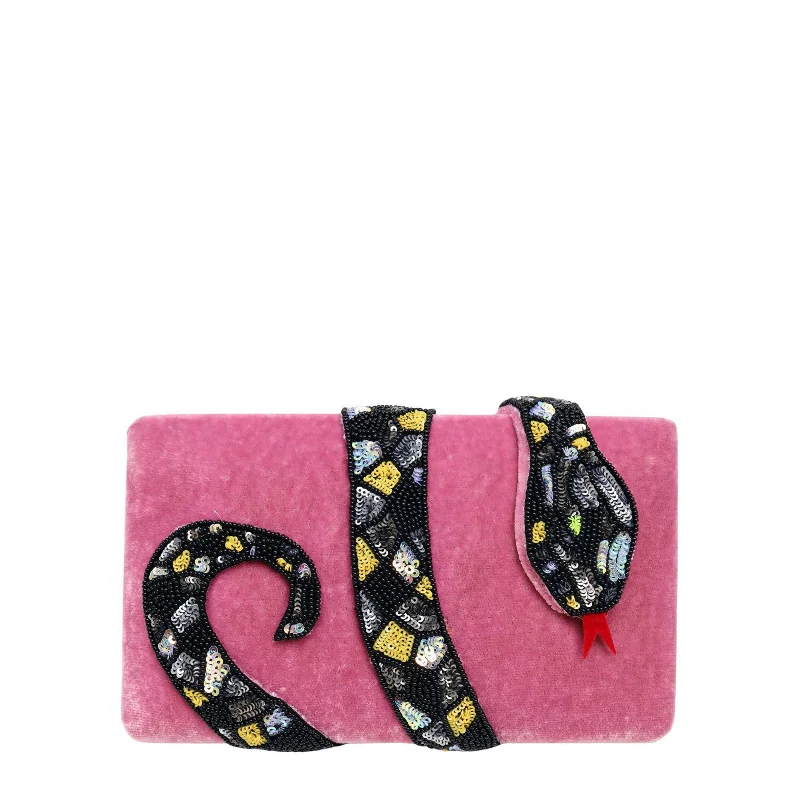 Bejeweled Clutch in Purple for Opera PerformancesRouge Kaa Clutch Bag
