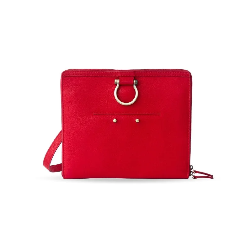 Women's Crossbody Bag with Zippered Pocket on the Back in Red for SecurityM Crossbody Women's Crossbody Bag with Zippered Pocket on the Back in Red for SecurityM Crossbody