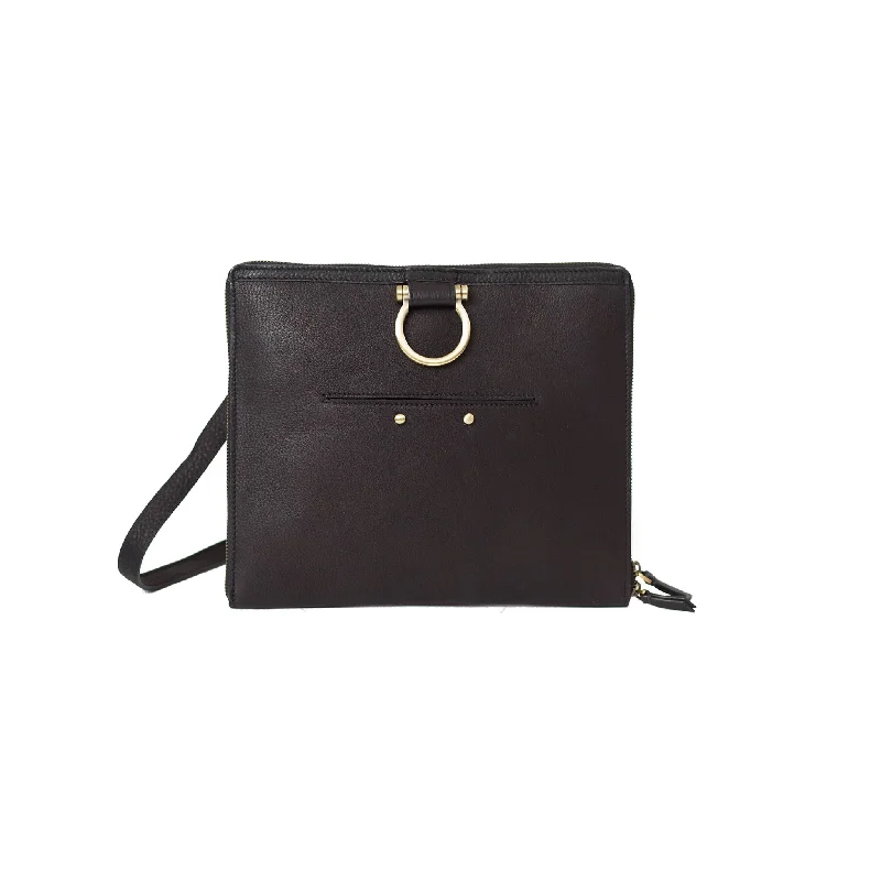 Black Raw Leather