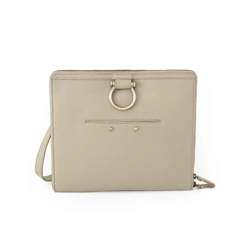 Khaki Oil Leather