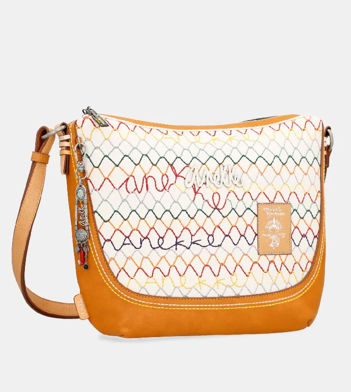 Women's Crossbody Bag with Magnetic Closure in White for Quick AccessMagic Souls large crossbody bag Women's Crossbody Bag with Magnetic Closure in White for Quick AccessMagic Souls large crossbody bag