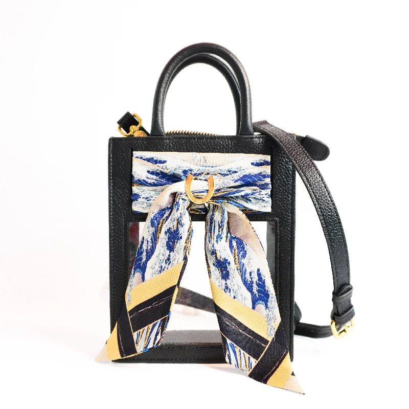 Straw Crossbody Bag in Natural Color for Beach Vacations and Summer DaysMini Calista Clear + Kyoto Twilly Straw Crossbody Bag in Natural Color for Beach Vacations and Summer DaysMini Calista Clear + Kyoto Twilly