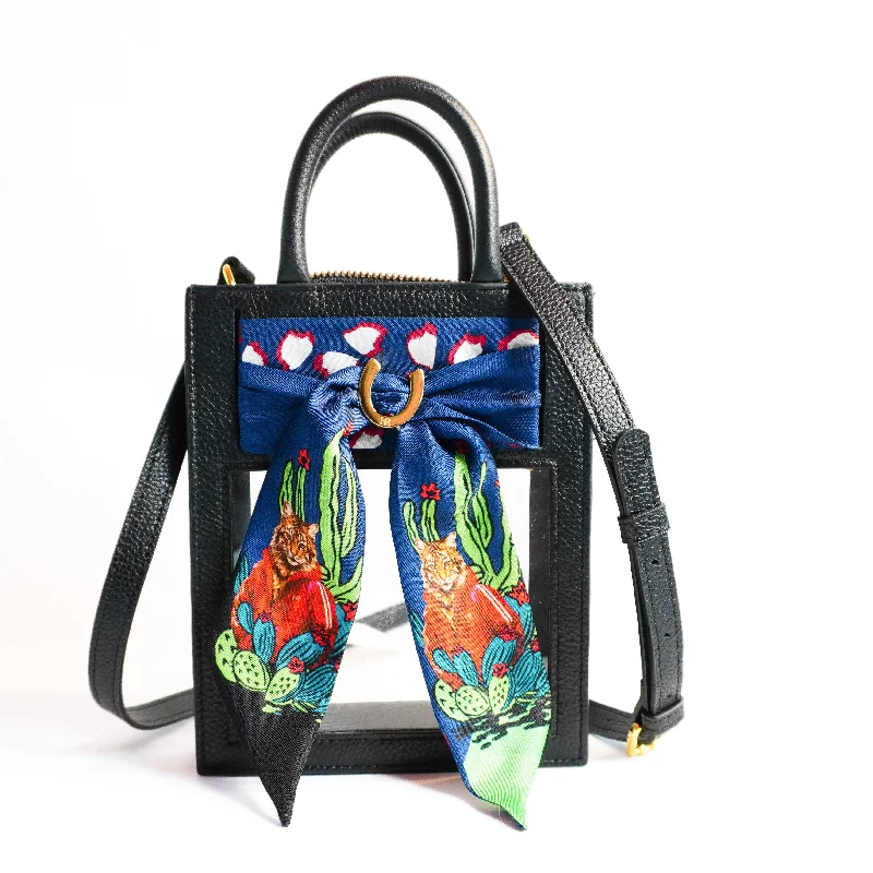 Geometric - Printed PVC Crossbody Bag in Multicolor for Trendy Street StyleMini Calista Clear + Desert Swagger Cat Twilly Geometric - Printed PVC Crossbody Bag in Multicolor for Trendy Street StyleMini Calista Clear + Desert Swagger Cat Twilly