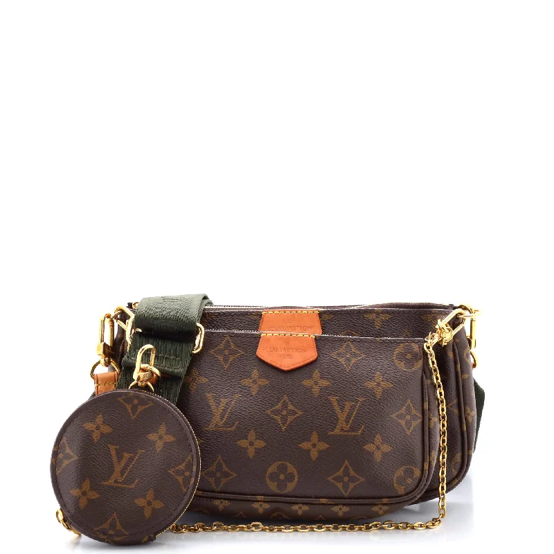 Geometric - Printed PVC Crossbody Bag in Multicolor for Trendy Street StyleMulti Pochette Accessoires Monogram Canvas