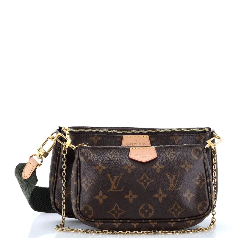 Plus - size Women's Crossbody Bag in Burgundy for Ample StorageMulti Pochette Accessoires Monogram Canvas