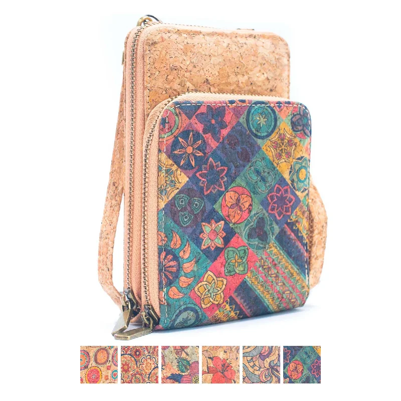 Hand - painted Canvas Crossbody Bag in Yellow for a Unique and Artistic LookNatural Cork Women's Crossbody Phone Wallet BAGD-2240 Hand - painted Canvas Crossbody Bag in Yellow for a Unique and Artistic LookNatural Cork Women's Crossbody Phone Wallet BAGD-2240