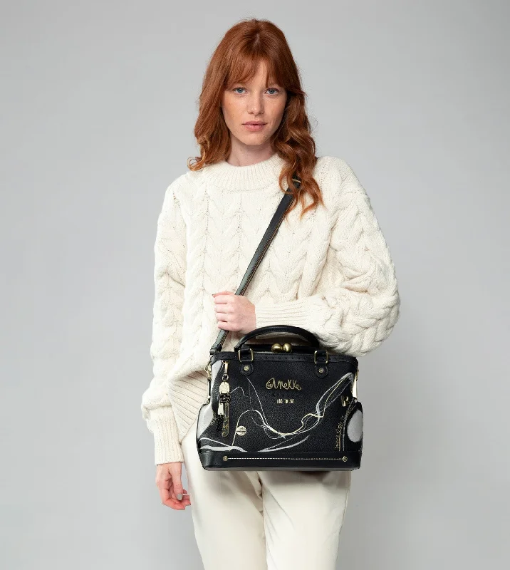 Suede Crossbody Bag in Olive Green for Fall Fashion StatementsNature Shodō black nozzle purse