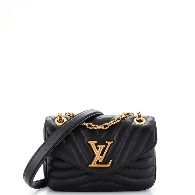 Women's Mini Crossbody Bag in Pink Velvet with Rhinestone Accents for Girls' Nights OutNew Wave Chain Bag NM Quilted Leather PM