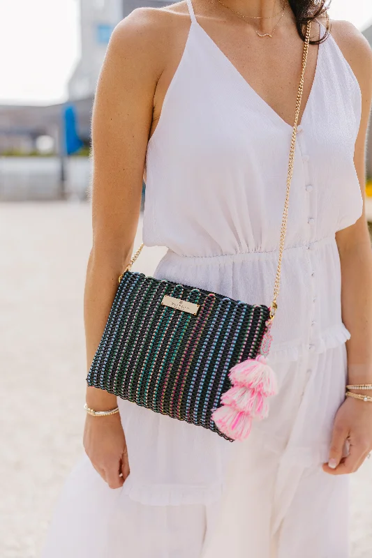 Geometric - Patterned PVC Evening Bag in Multicolor for Trendy Nights OutSprinkle Cocktail Lemon Drop Citron - Large Geometric - Patterned PVC Evening Bag in Multicolor for Trendy Nights OutSprinkle Cocktail Lemon Drop Citron - Large