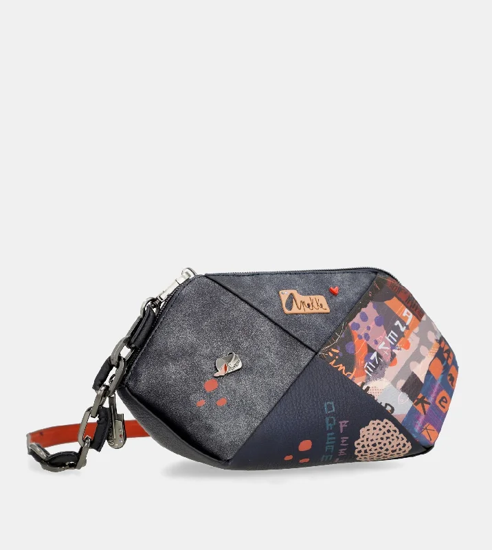 Women's Crossbody Bag with RFID - Blocking Pocket in Black for Safe TravelOrigami small shoulder bag