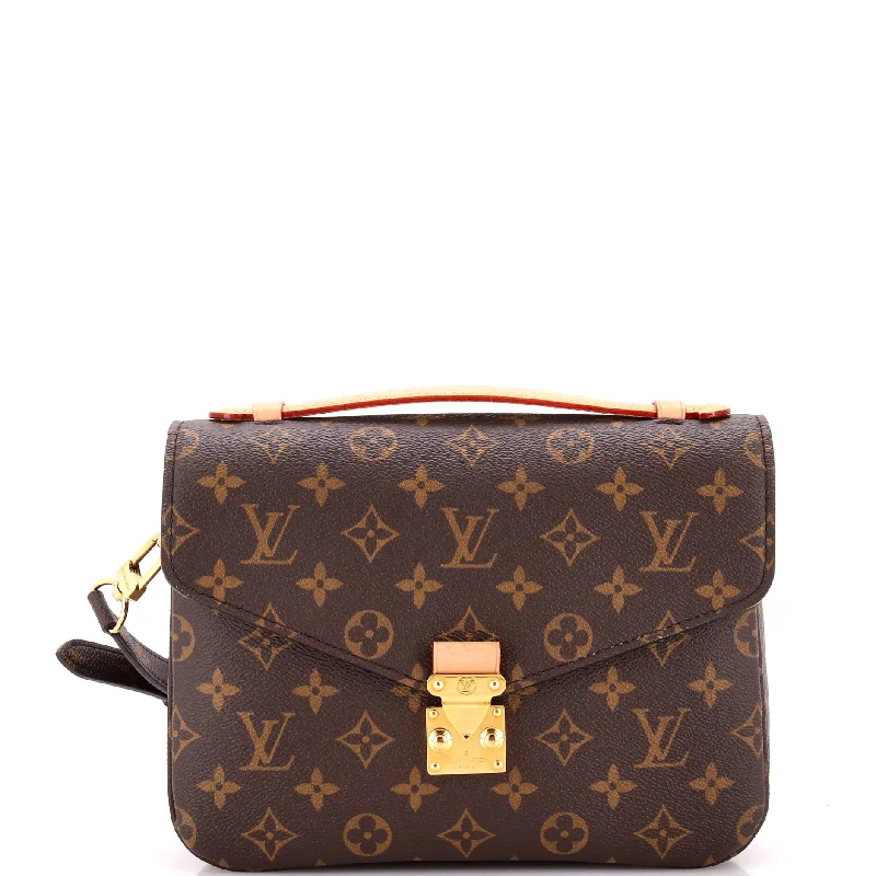 Hand - painted Canvas Crossbody Bag in Yellow for a Unique and Artistic LookPochette Metis Monogram Canvas