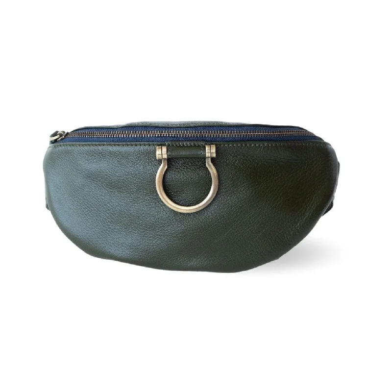 Women's Crossbody Bag with RFID - Blocking Pocket in Black for Safe TravelPoole Belt Bag