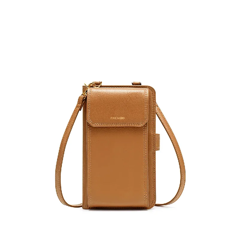 Large Faux Leather Crossbody Bag in Brown with Tassel Details for Casual TravelRae Phone Crossbody Bag Large Faux Leather Crossbody Bag in Brown with Tassel Details for Casual TravelRae Phone Crossbody Bag
