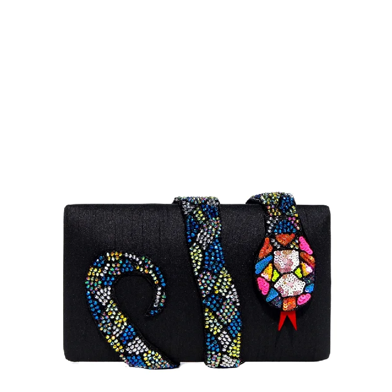 Large Sequin Clutch in Gold for Red - Carpet EventsRainbow Kaa Clutch