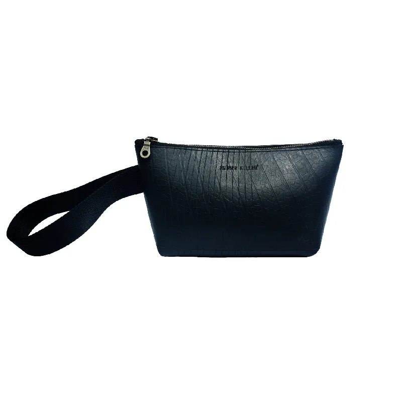 Women's Metallic Leather Clutch in Rose Gold for Valentine's DateRONNY
