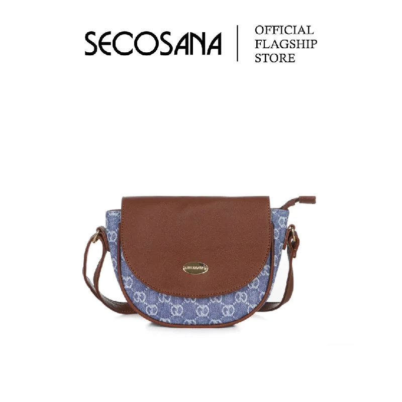 Women's Crossbody Bag with Adjustable Strap in Orange for Customizable ComfortSECOSANA Edith Sling Bag
