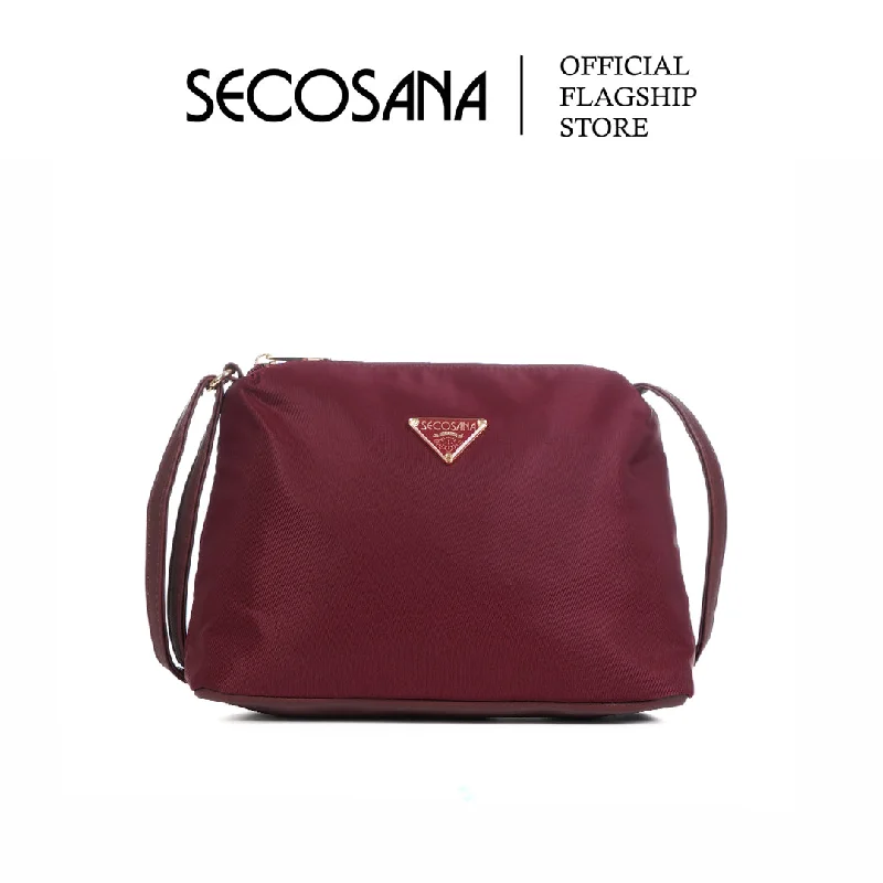 Women's Crossbody Bag with Multiple Compartments in Gray for Organized Daily UseSECOSANA Elen Sling Bag