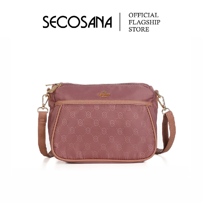 Women's Crossbody Bag with RFID - Blocking Pocket in Black for Safe TravelSECOSANA Elyn Sling Bag