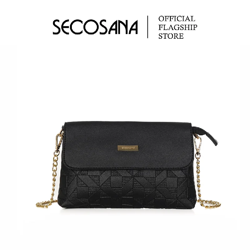 Plus - size Women's Crossbody Bag in Burgundy for Ample StorageSECOSANA Felia Sling Bag