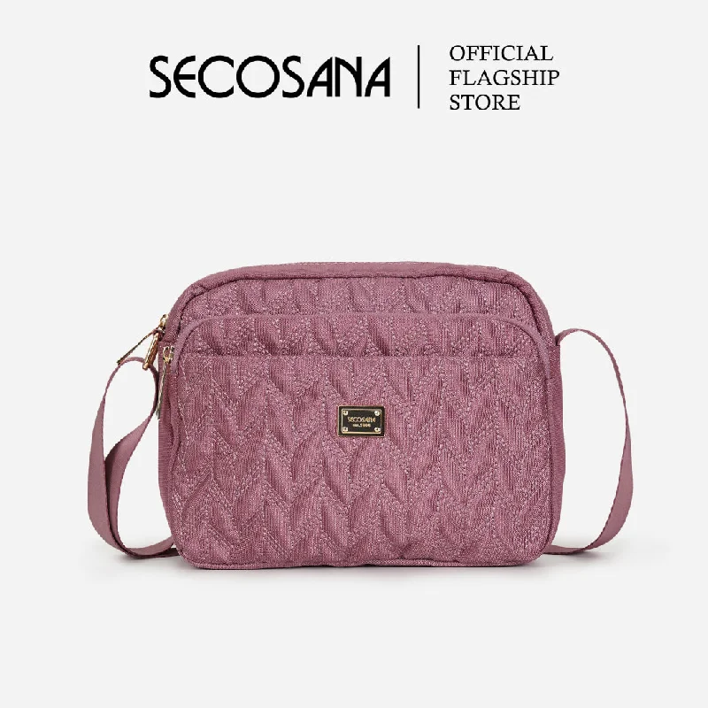 Women's Crossbody Bag with Magnetic Closure in White for Quick AccessSECOSANA Glizza Plain Sling Bag