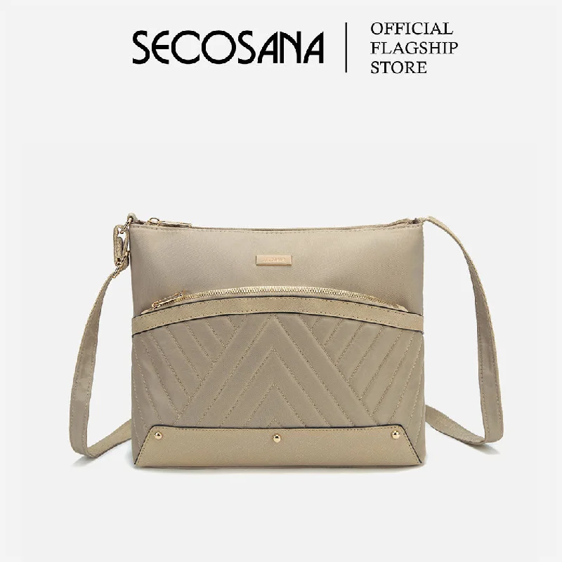 Hand - painted Canvas Crossbody Bag in Yellow for a Unique and Artistic LookSECOSANA Naomi Plain Crossbody Bag Hand - painted Canvas Crossbody Bag in Yellow for a Unique and Artistic LookSECOSANA Naomi Plain Crossbody Bag