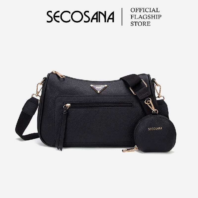 Hand - painted Canvas Crossbody Bag in Yellow for a Unique and Artistic LookSECOSANA Zilla Sling Bag 2-in-1 Collection Hand - painted Canvas Crossbody Bag in Yellow for a Unique and Artistic LookSECOSANA Zilla Sling Bag 2-in-1 Collection