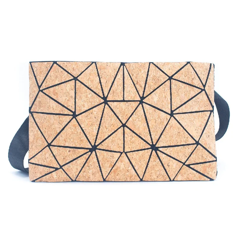 Women's Crossbody Bag with Chain Strap in Gold for a Glamorous TouchSleek Uto Cork Belt Bag-2229 Women's Crossbody Bag with Chain Strap in Gold for a Glamorous TouchSleek Uto Cork Belt Bag-2229